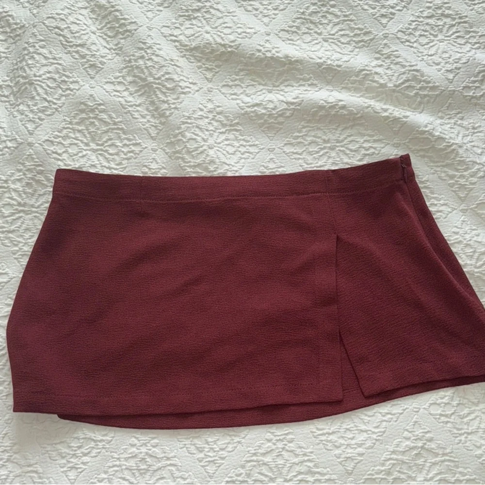 Miaou Micro Mini Skirt in Russet Size Small - Picture 2 of 4